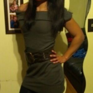 Olive Short Sleeve Tunic/Dress